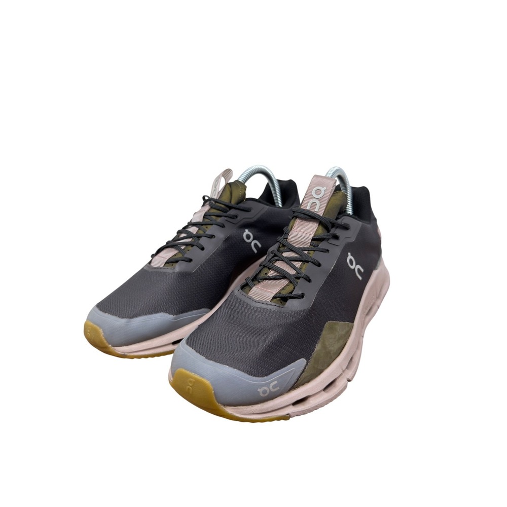 On Cloudgo Running Shoes Womens 9 Gray Olive Green Mauve CloudTec Sneakers - Picture 7 of 11